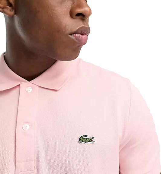 Lacoste Classic Fit Cotton Polo Shirt (Pink)