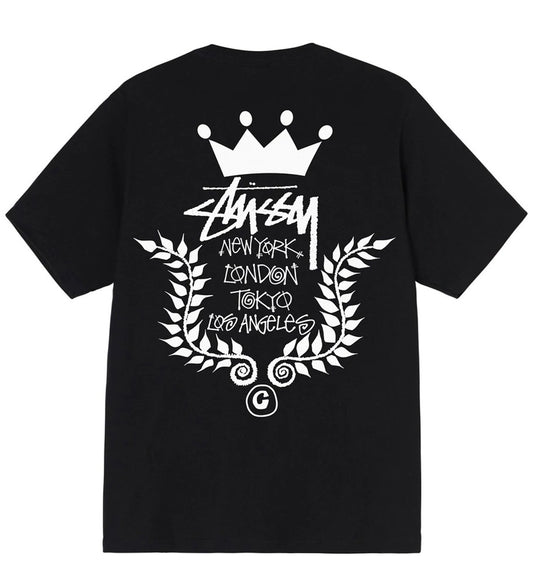 Stussy Crown Wreath Tee (Black)