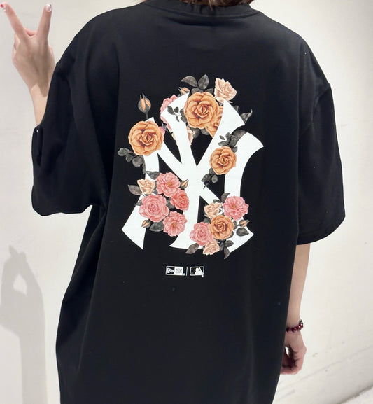 MLB New Era Flower Bouquet T-Shirt (Black)