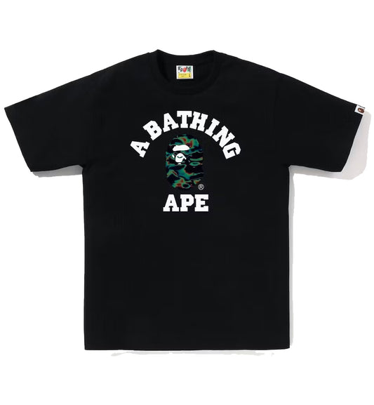 Bape Thermography College T-Shirt (Black)