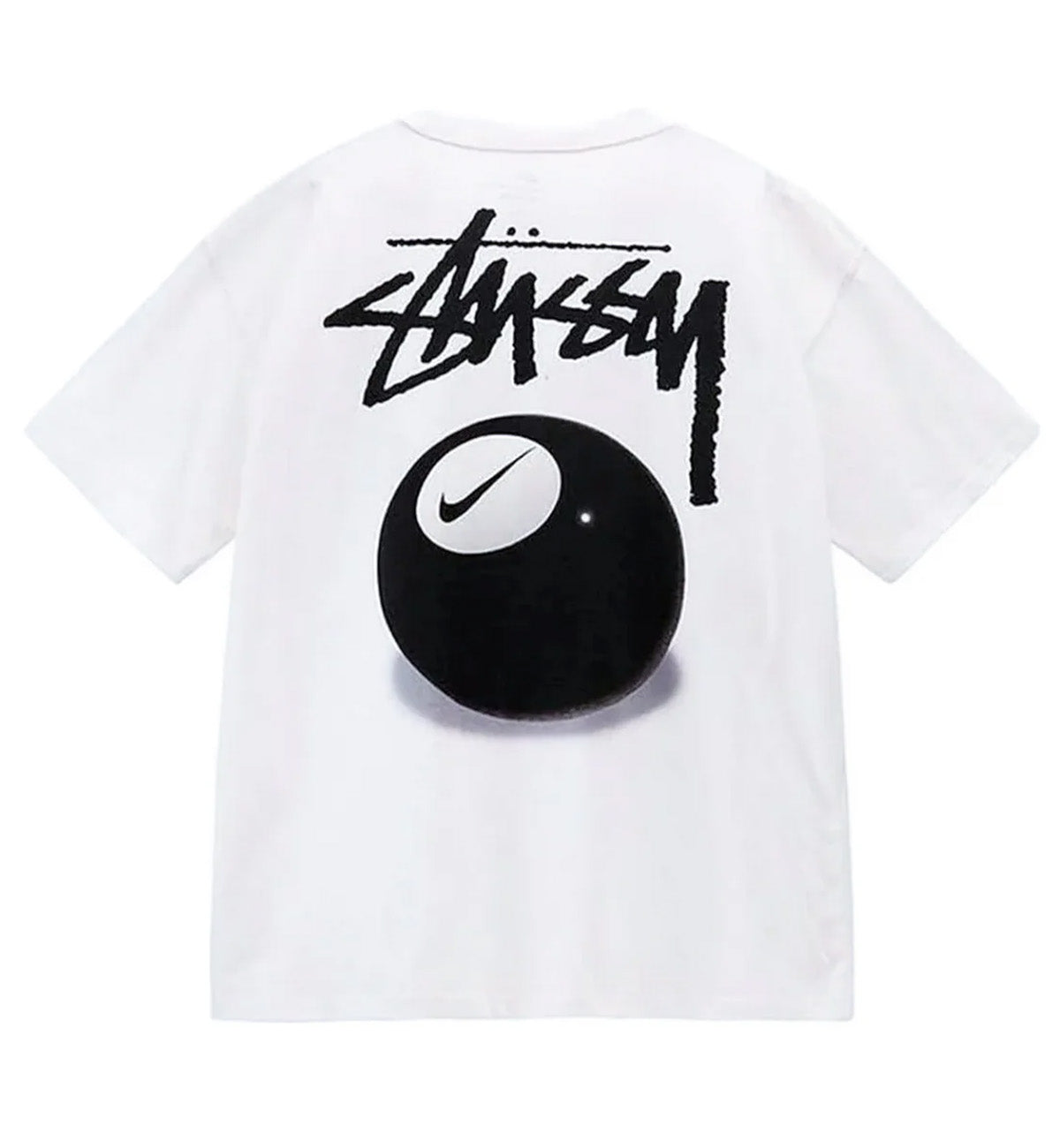 Stussy x Nike 8 Ball Tee (White)