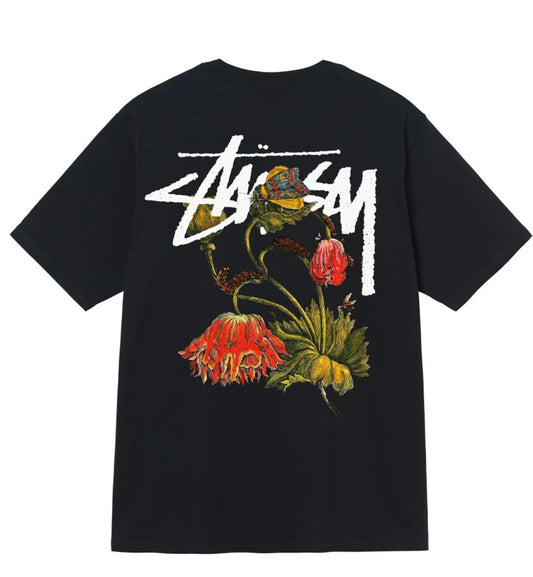 Stussy Withered Flower Tee (Black)