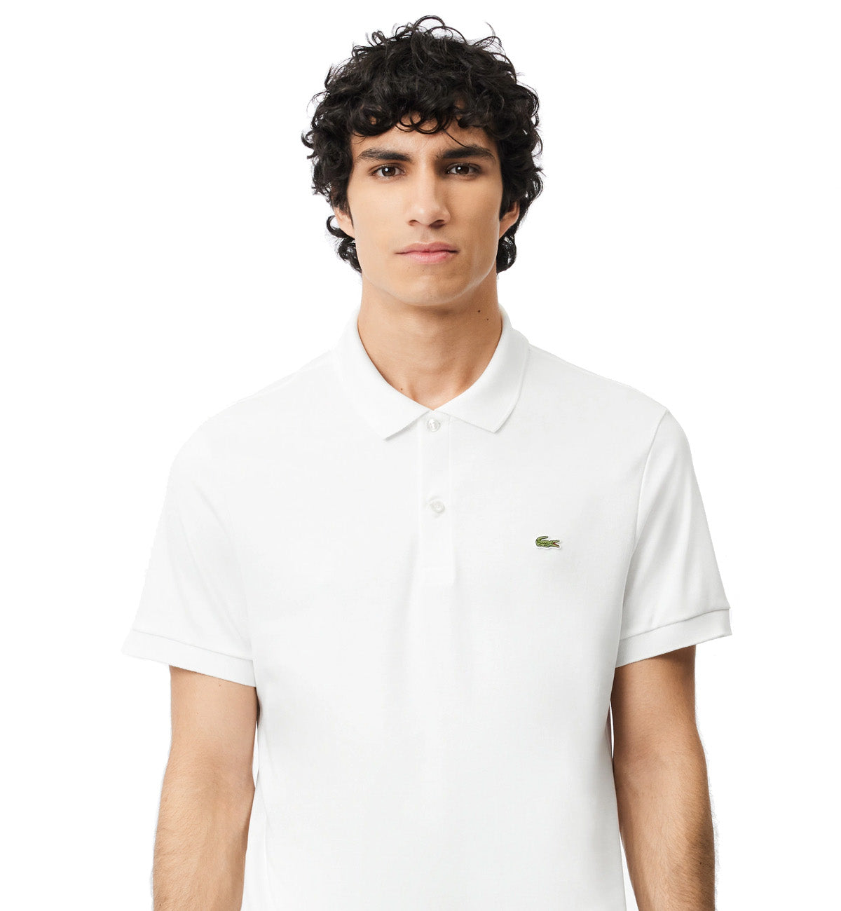 Lacoste Regular Fit Cotton Polo Shirt (White)