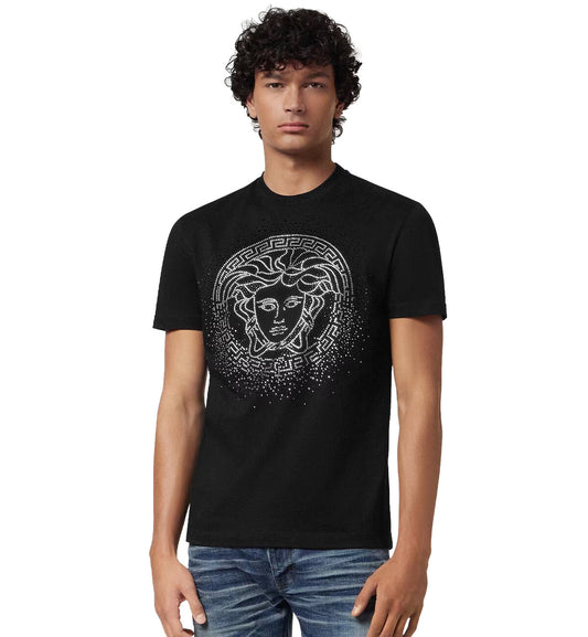 Versace Crystal Medusa Faded T-Shirt