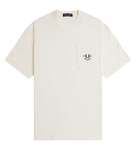 Fred Perry Relax Pocket T-Shirt (Ecru)