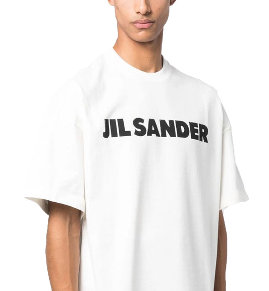 JIL SANDER Logo Printed T-Shirt (White)