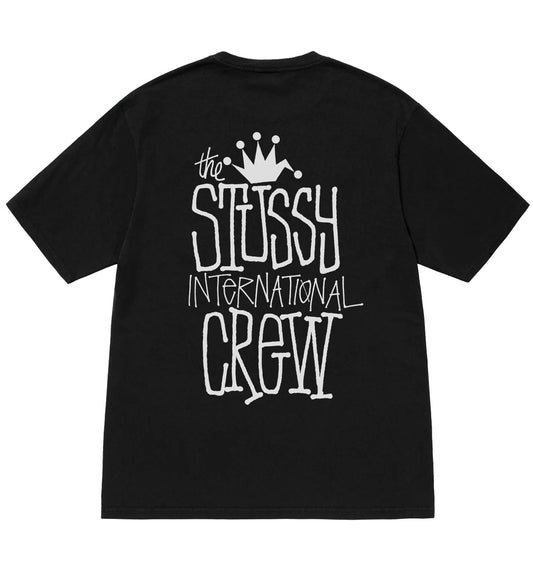 Stussy Crown International Crew Tee (Black)