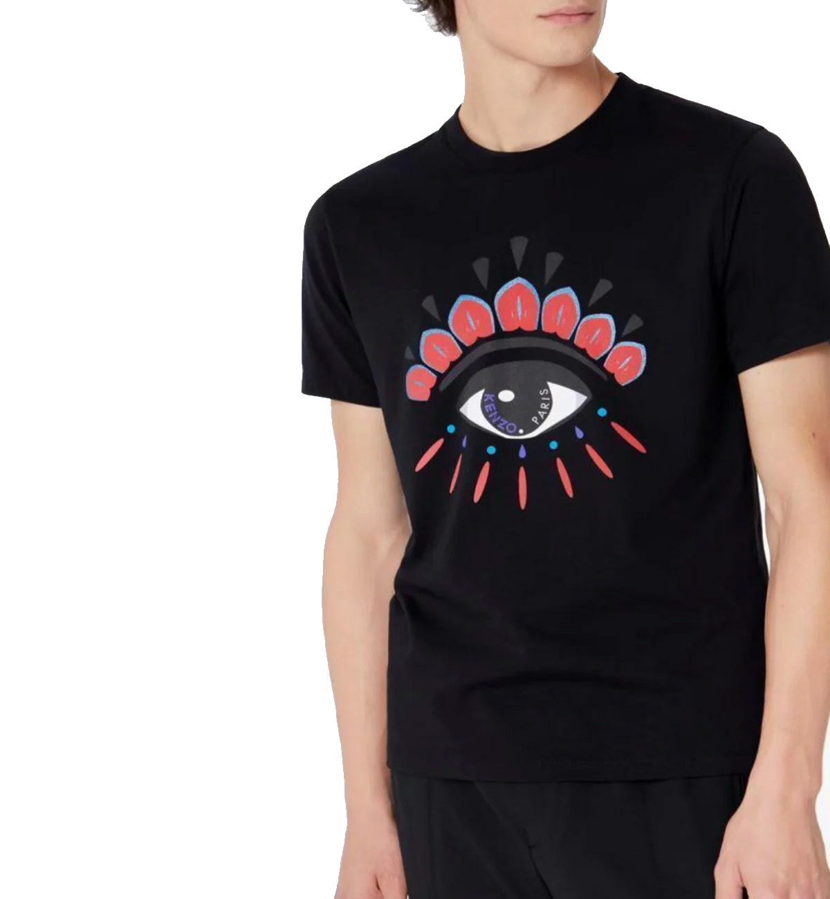 Kenzo Red Eye (Blue Line) Logo T-Shirt