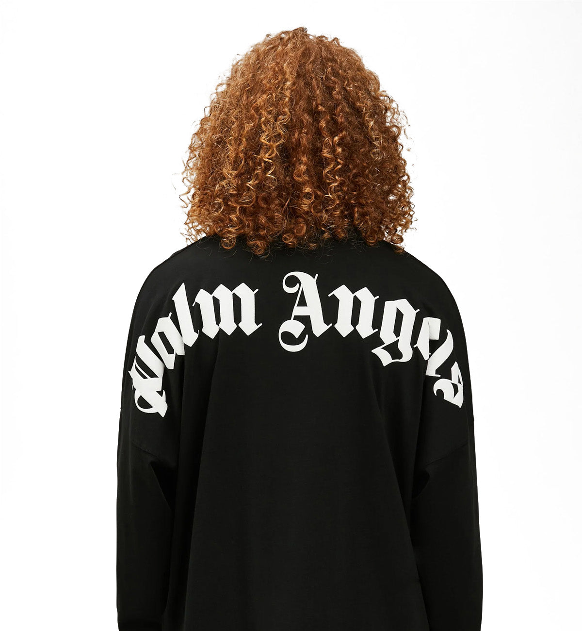 Palm Angel Logo-Print Long Sleeved Sweatshirt (Black)