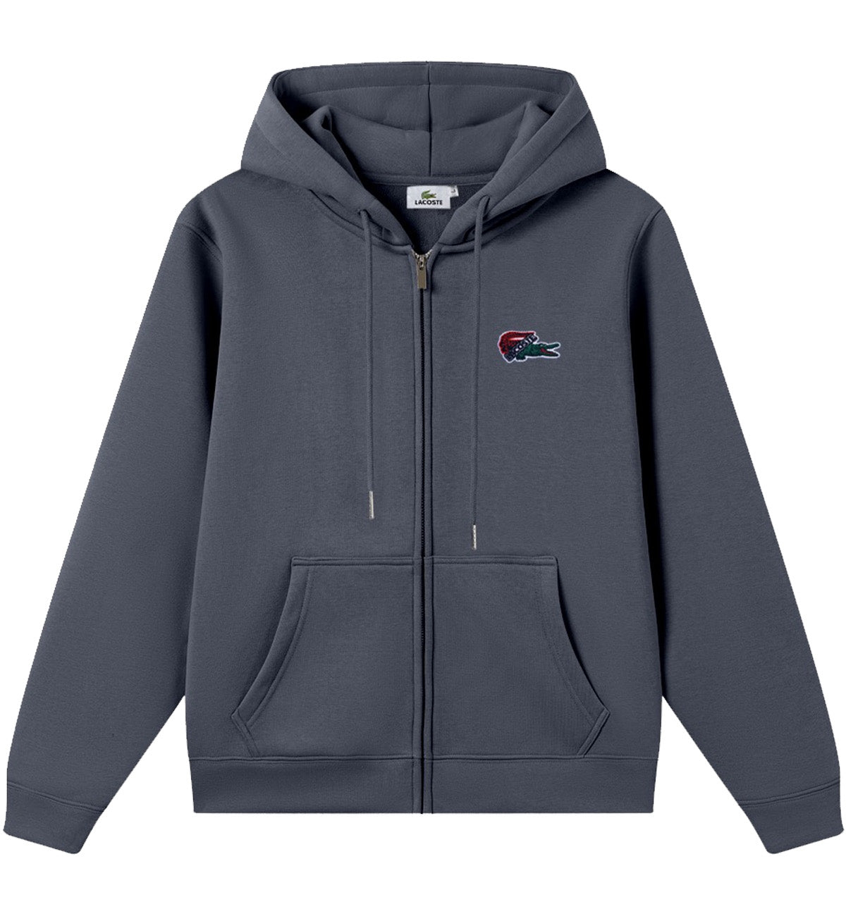 Lacoste Zipped Hoodie (Light Navy)