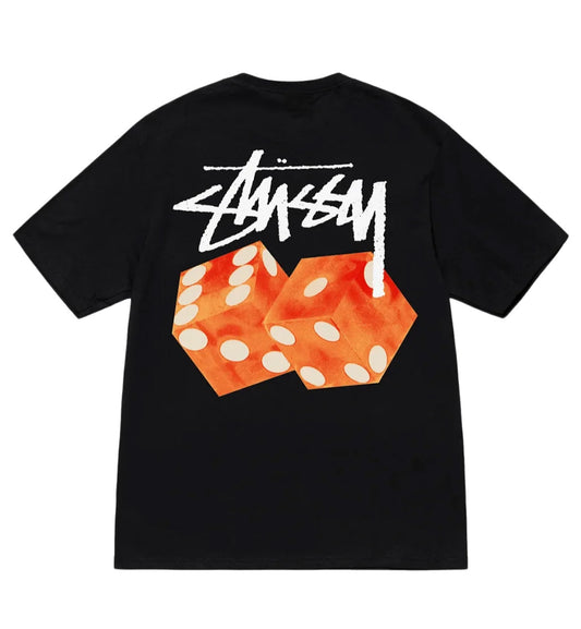 Stussy Orange Diced Out Tee (Black)