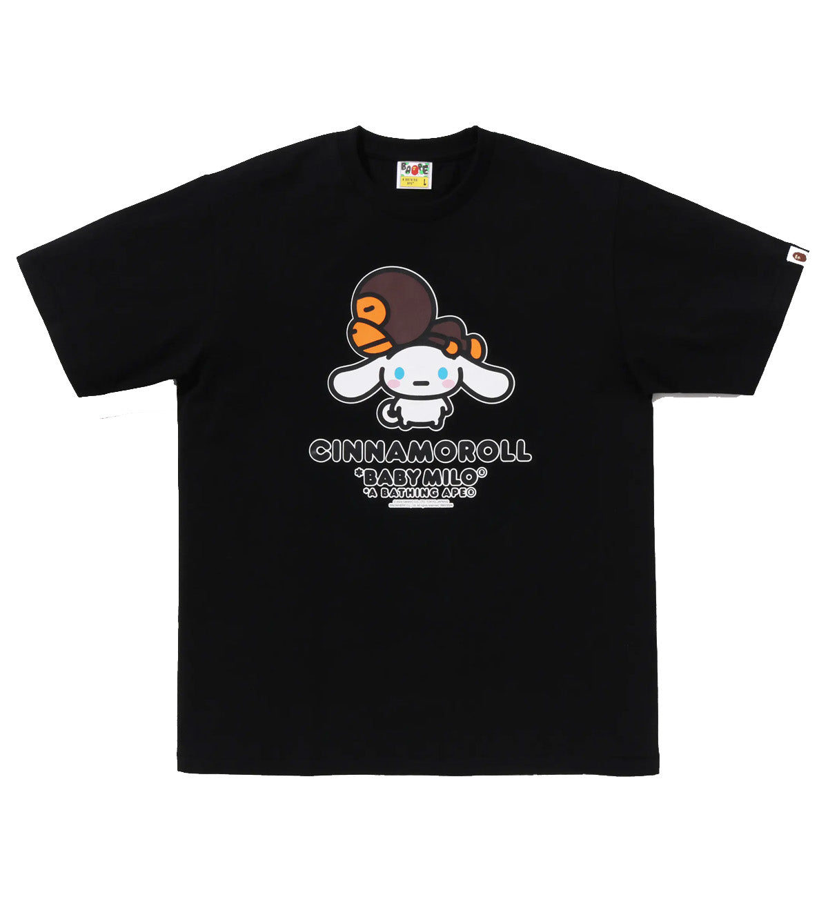 Bape Baby Milo x Cinnamoroll T-Shirt (Black)