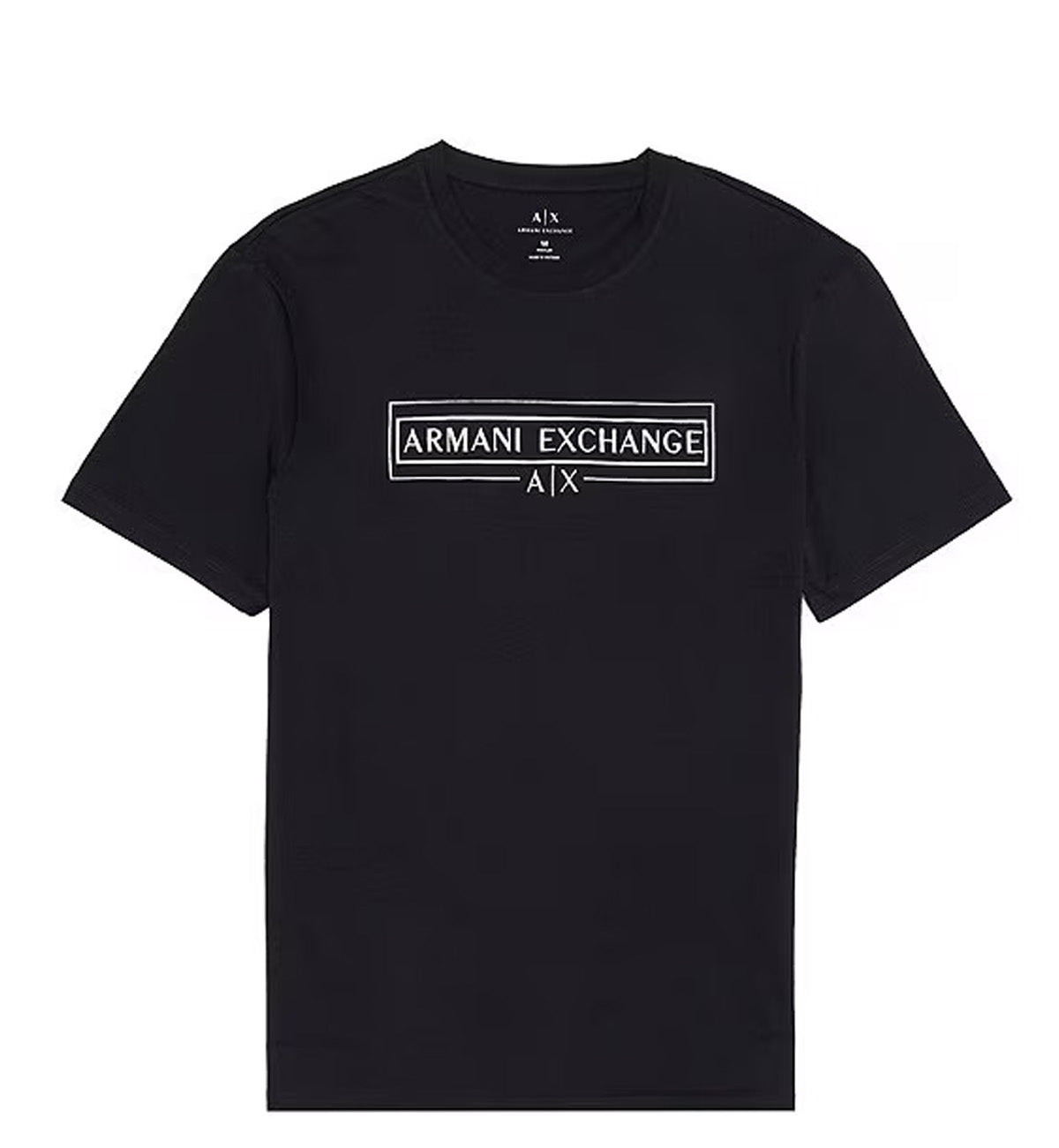 Armani Exchange Regular Fit Box Logo Tee (Black)