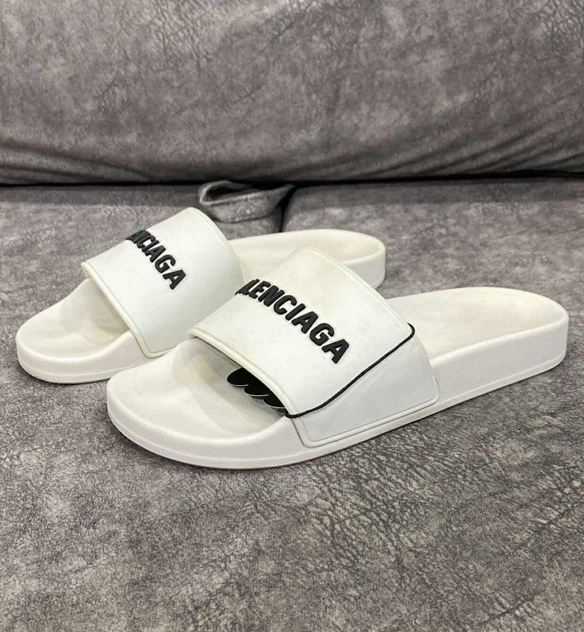 [Pre-Used] Balenciaga Pool Slides White