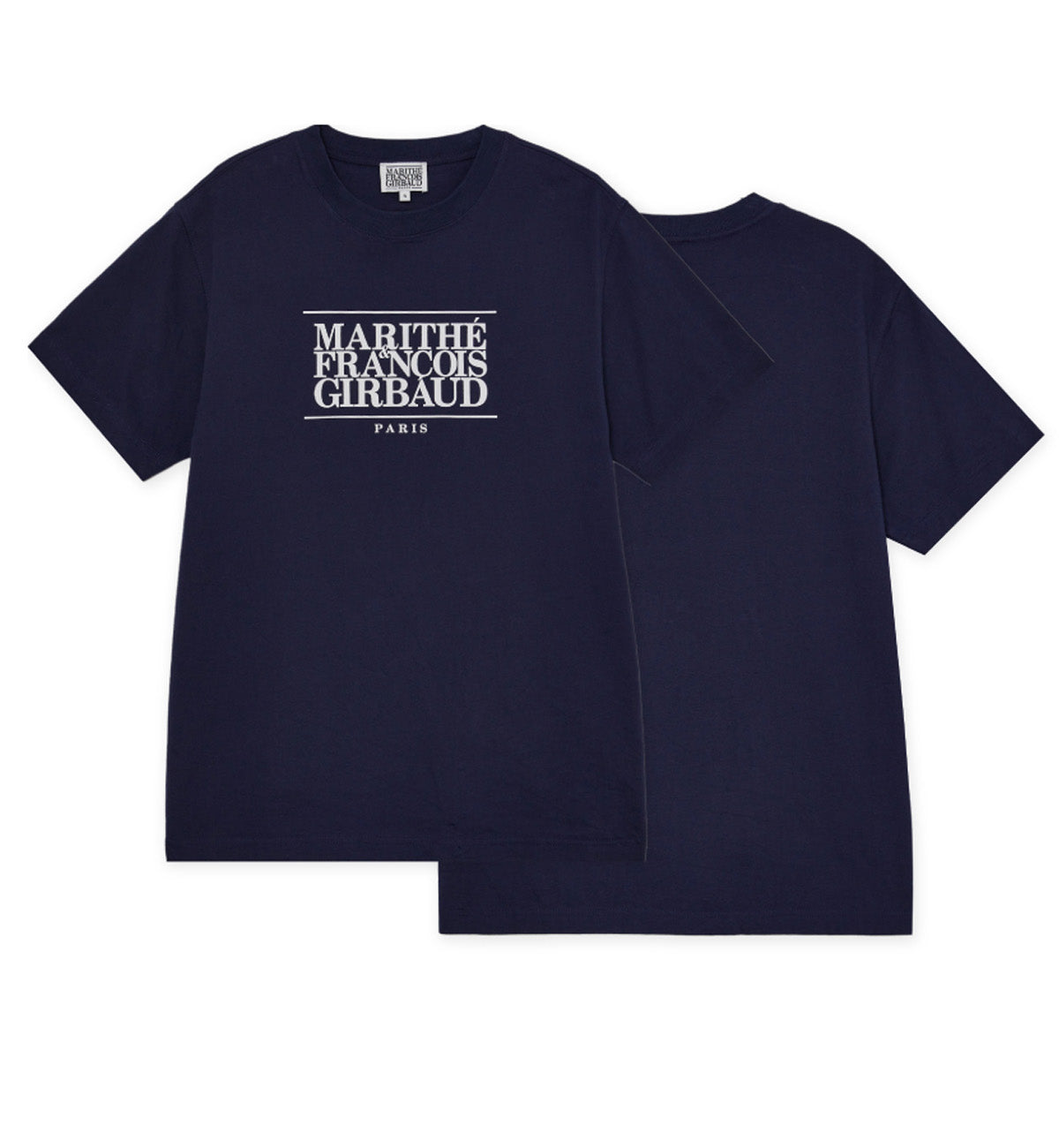 Marithe Classic Logo T-Shirt (Navy)