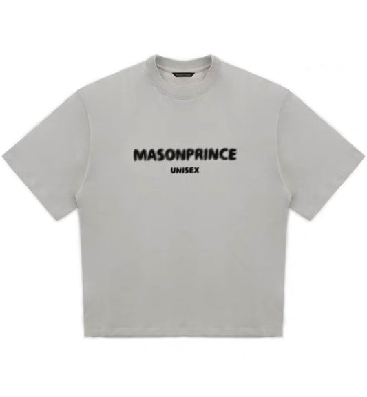 MASONPRINCE Unisex Basic Logo T-Shirt (Grey)