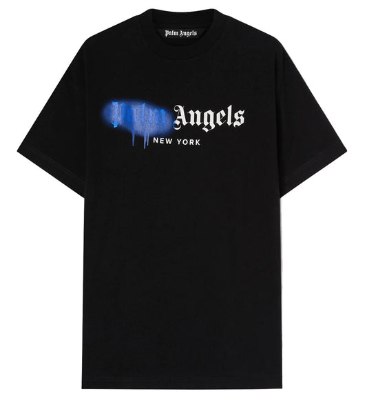 Palm Angels New York Sprayed T-Shirt (Black)
