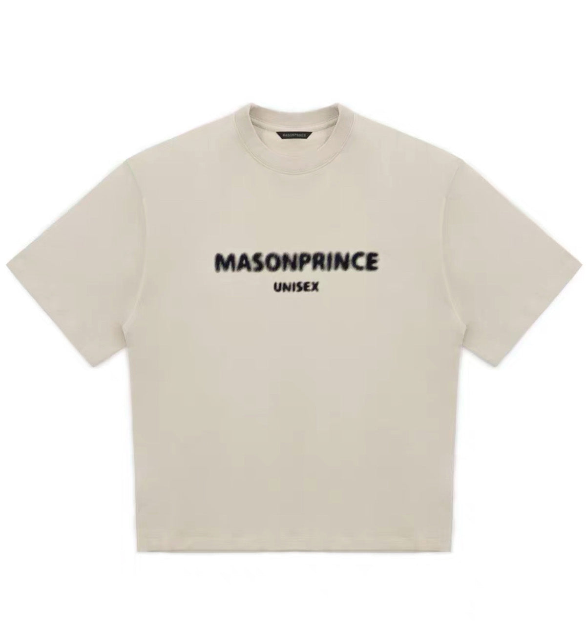 MASONPRINCE Unisex Basic Logo T-Shirt (Beige)