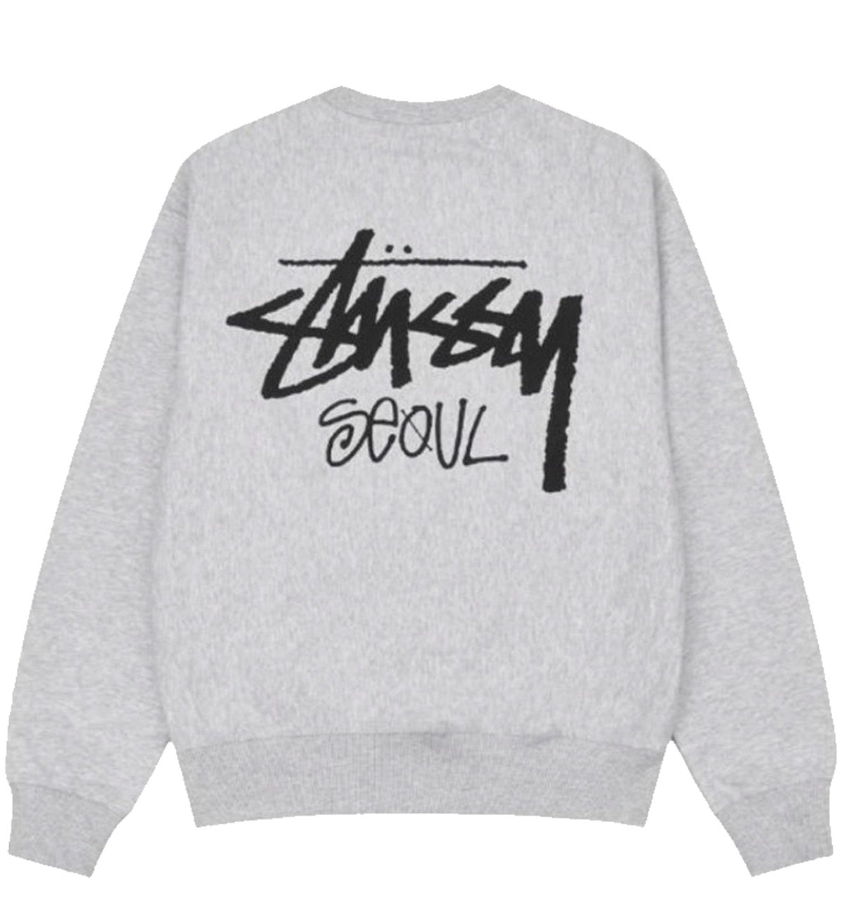 Stussy Seoul Crew Sweatshirt (Ash Heather)