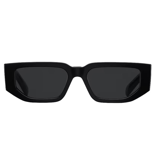 Prada Triagle Logo Sunglasses (Black)