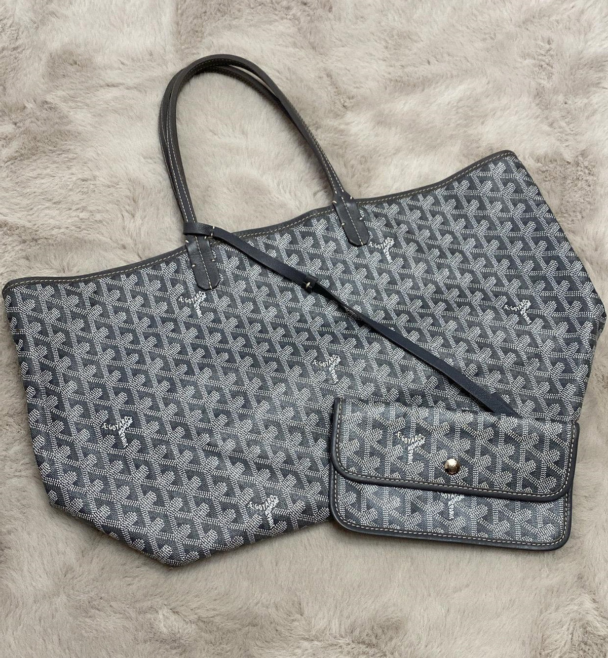 [Pre-used] Goyard Tote Bag Grey St Louis PM