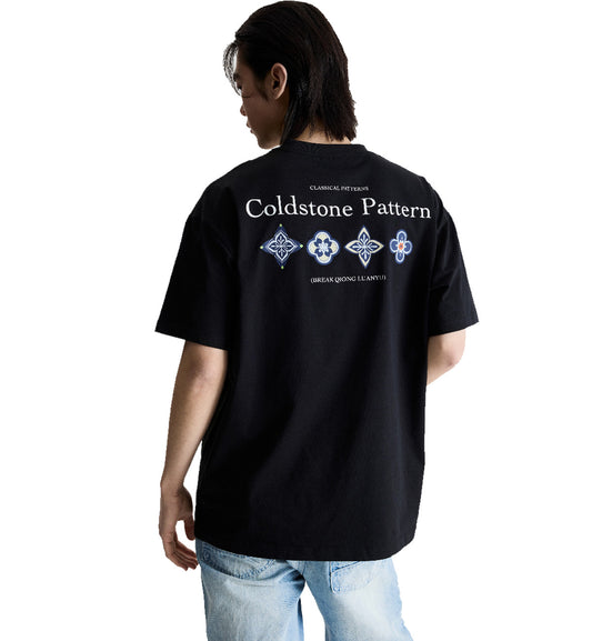 Coldstone Pattern Rune T-Shirt (Black)
