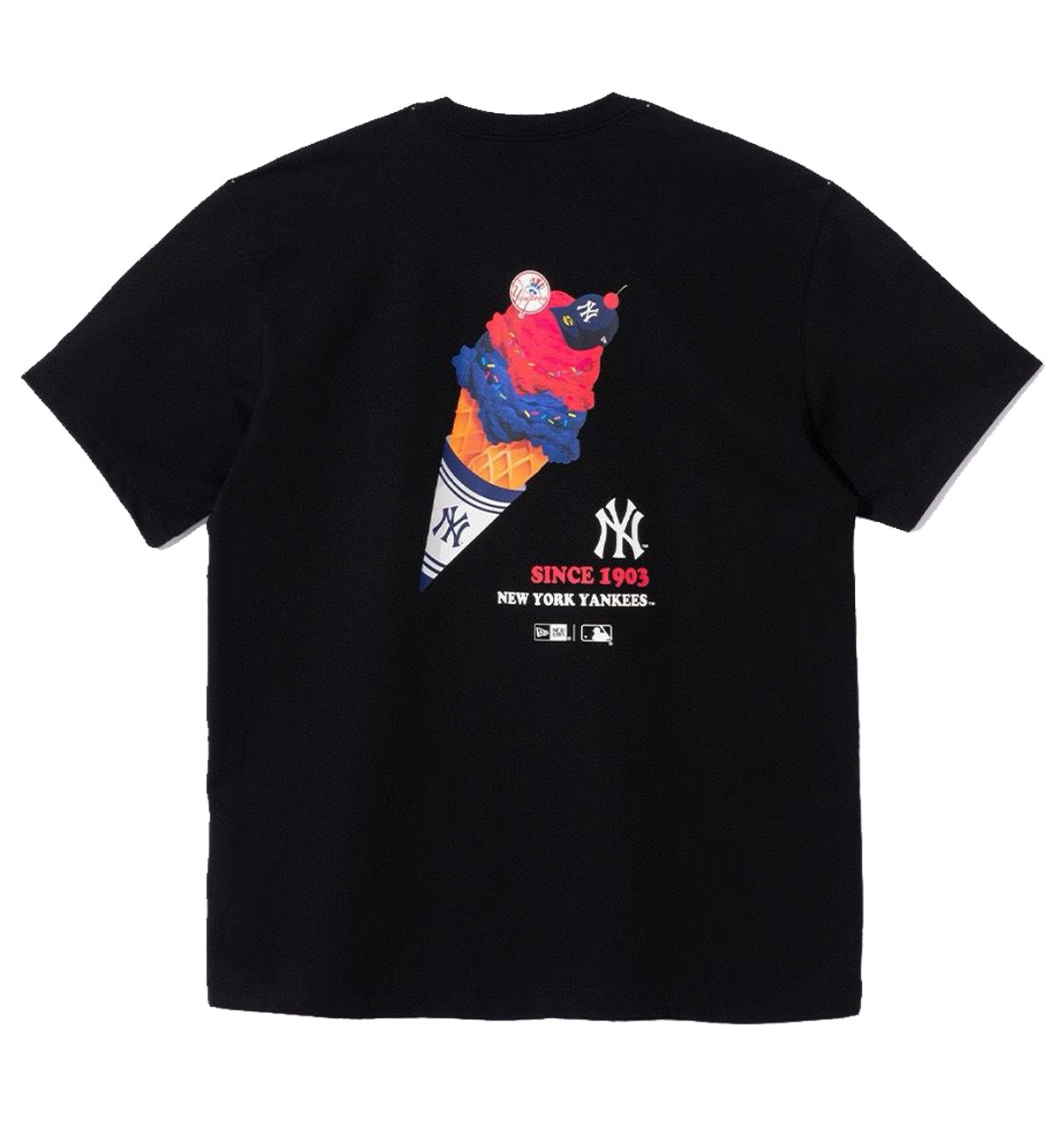 New Era Ice Cream NY T-Shirt (Black)