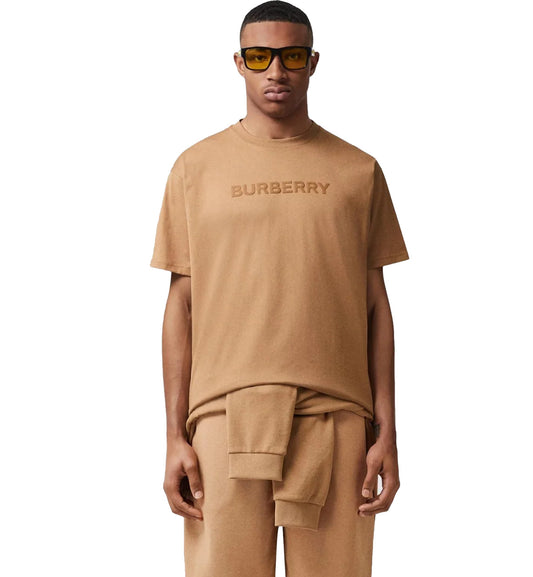 Burberry Logo Cotton Oversized T-Shirt SS22 (Camel)