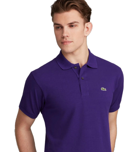Lacoste Classic Fit Cotton Polo Shirt (Purple)