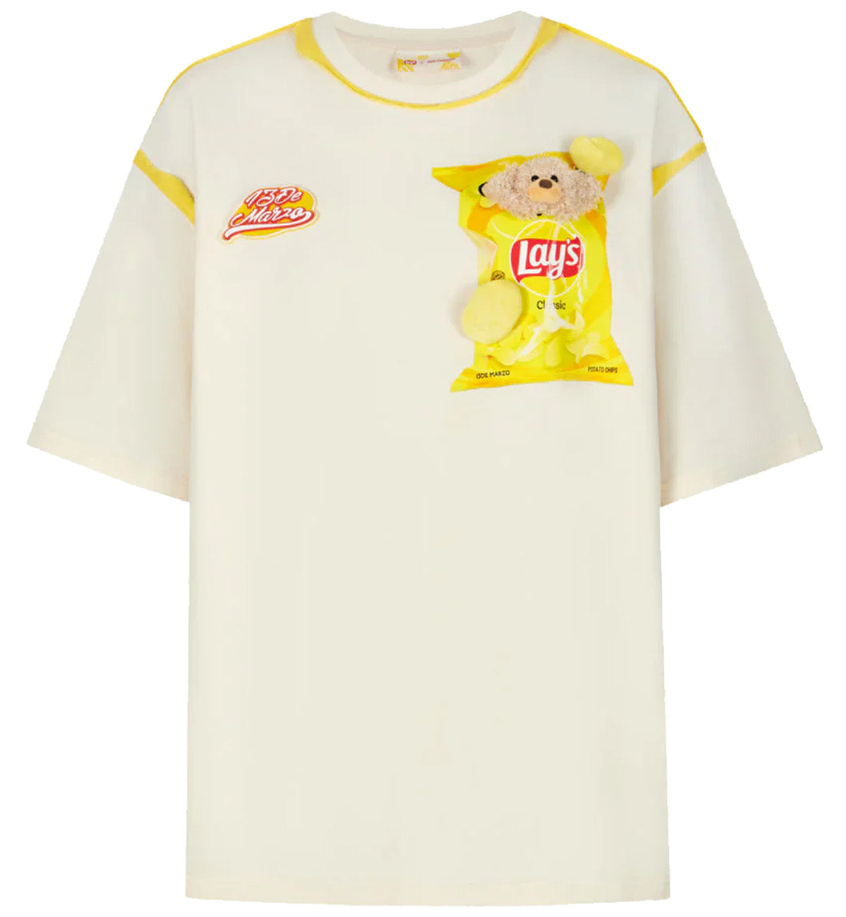 13DE MARZO X Lay's Flavor Bear T-Shirt (Beige)