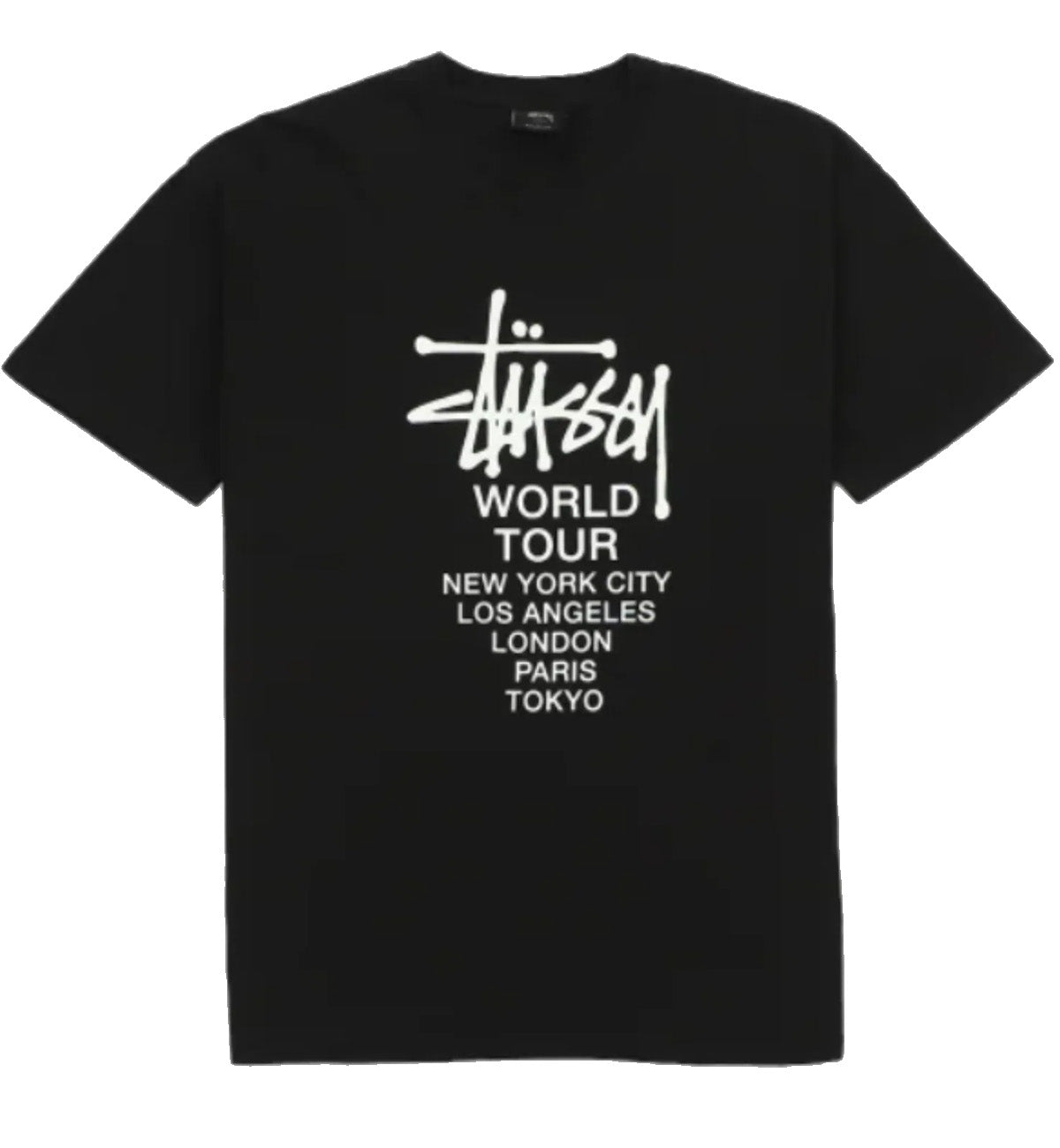 Stussy World Tour Tee (Black)