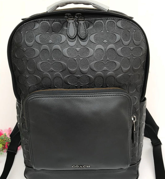 Coach Black Graham Backpack