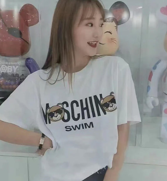 Moschino Swim Bear T-shirt (White)