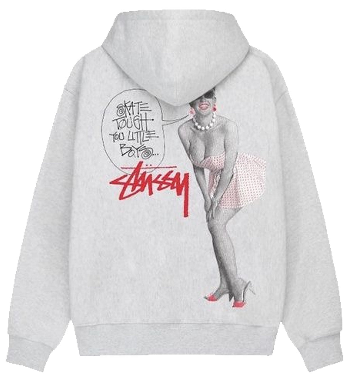 Stussy Skate Tough Hoodie (Grey)