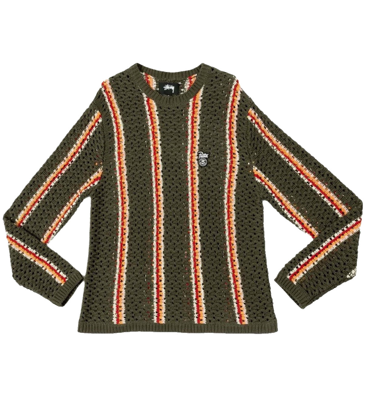 Stussy x Patta Striped Loose Gauge Sweater