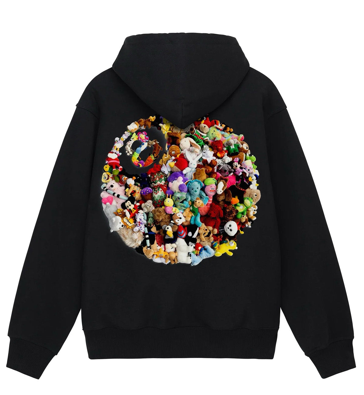 Stussy Plush Hoodie (Black)