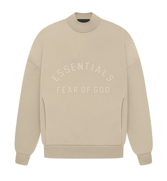 Fear of God Essentials SS23 Bonded Logo Dubai Exclusive Sweatshirt (Dusty Beige)