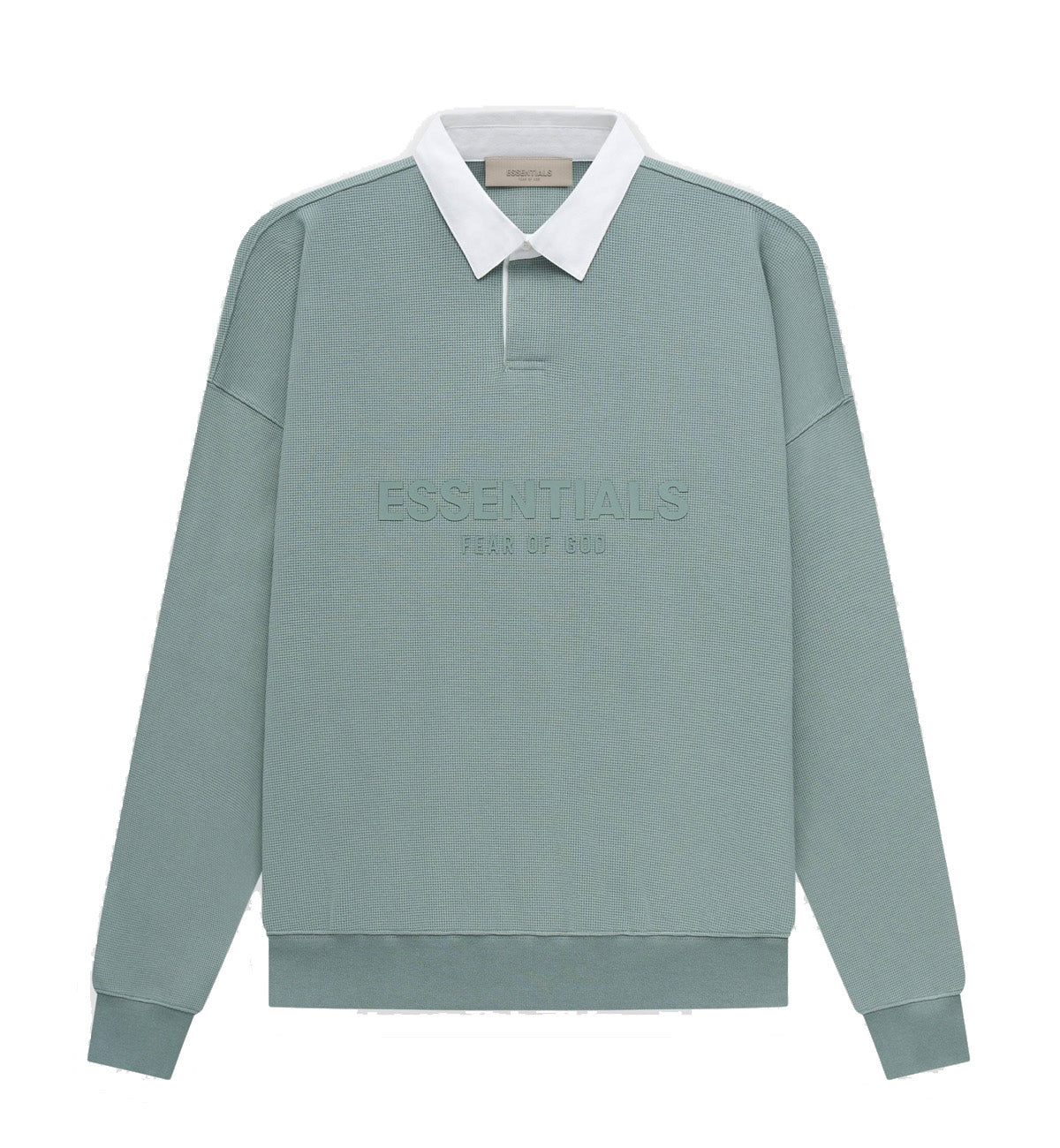 Fear of God Essential SS23 Long Sleeve Polo Shirt (Sycamore)