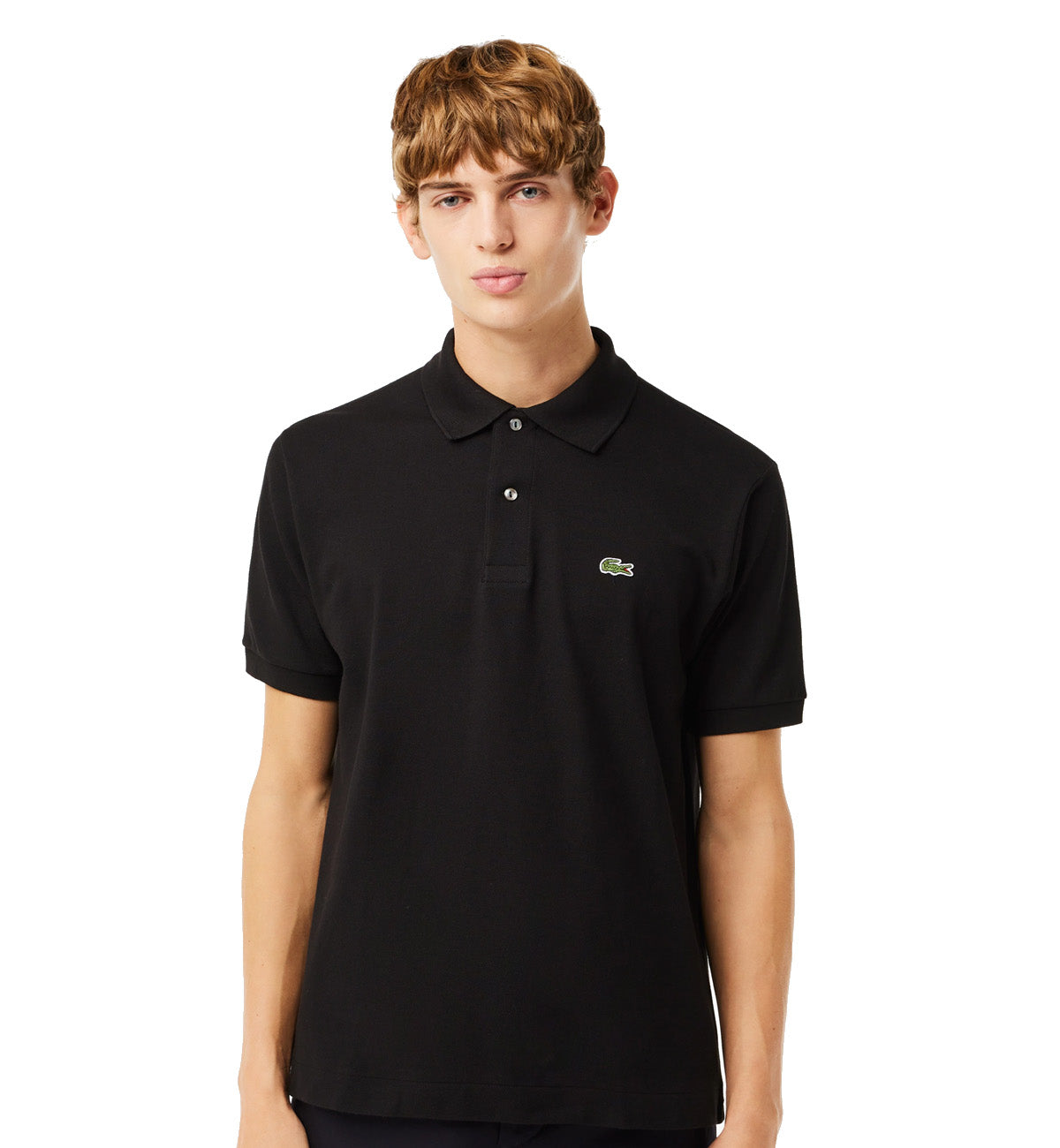 Lacoste Classic Fit Cotton Polo Shirt (Black)