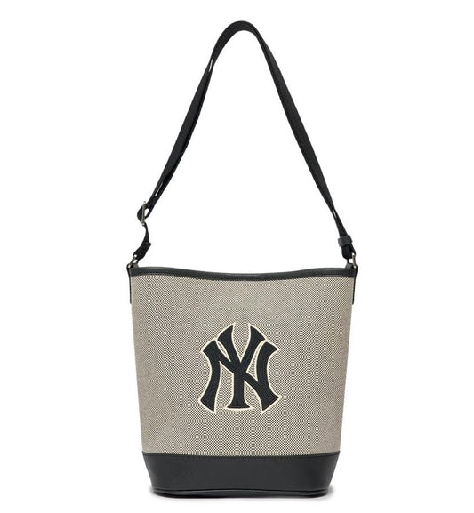 MLB Basic Logo Canvas Bucket Bag New York Yankees