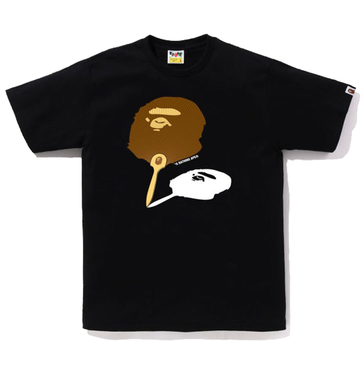 Bape Japanese Fan Ape Head T-Shirt (Black)