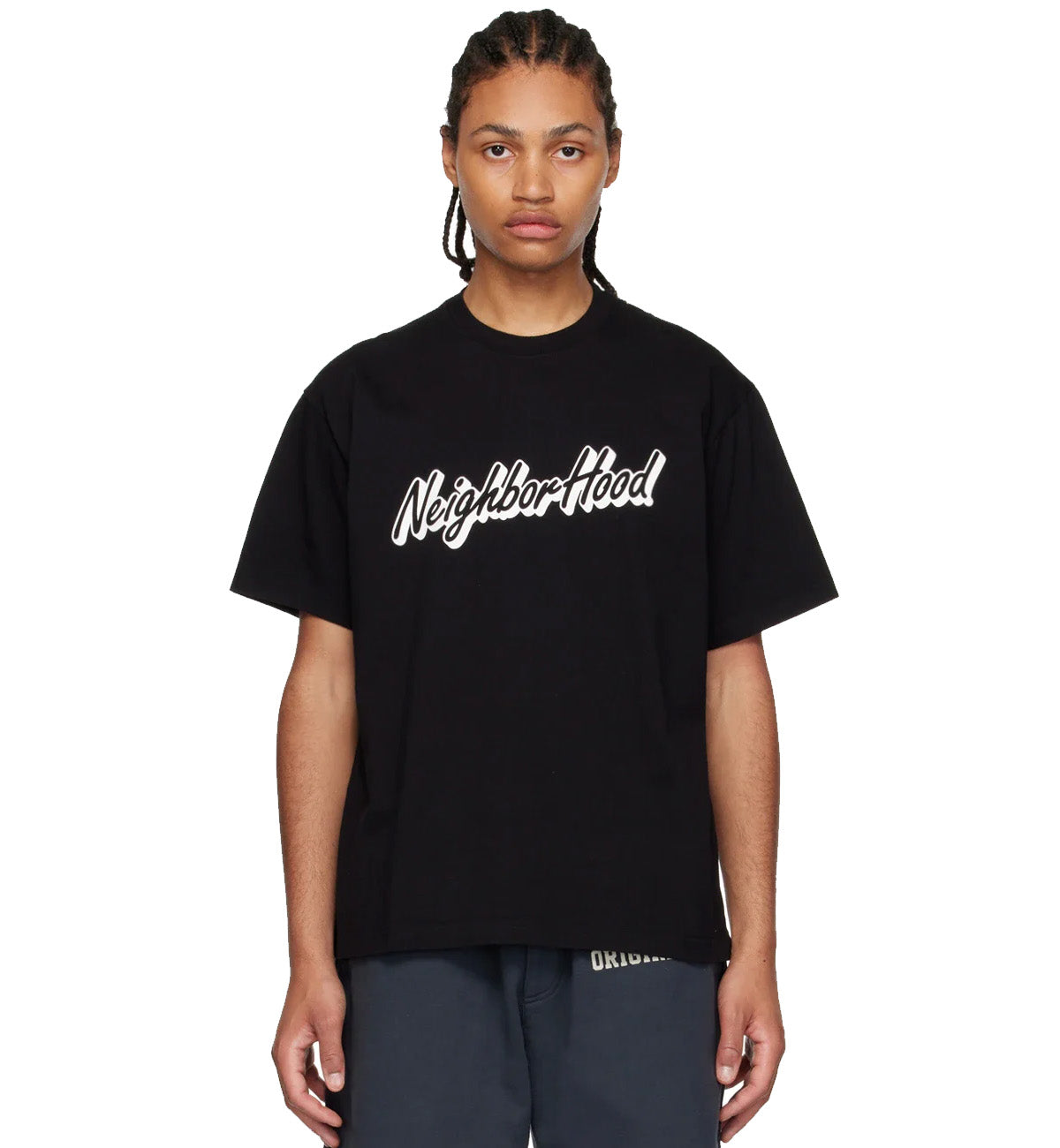 NEIGHBORHOOD Wording T-shirt (Black)