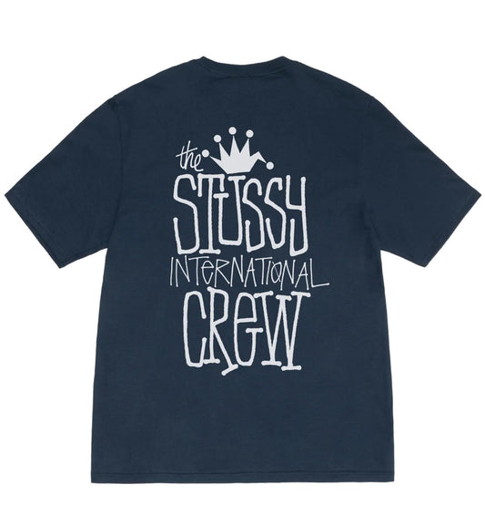 Stussy Crown International Crew Tee (Navy)