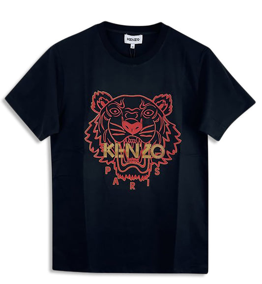 Kenzo Female Black Classic CNY Red Tiger T-Shirt