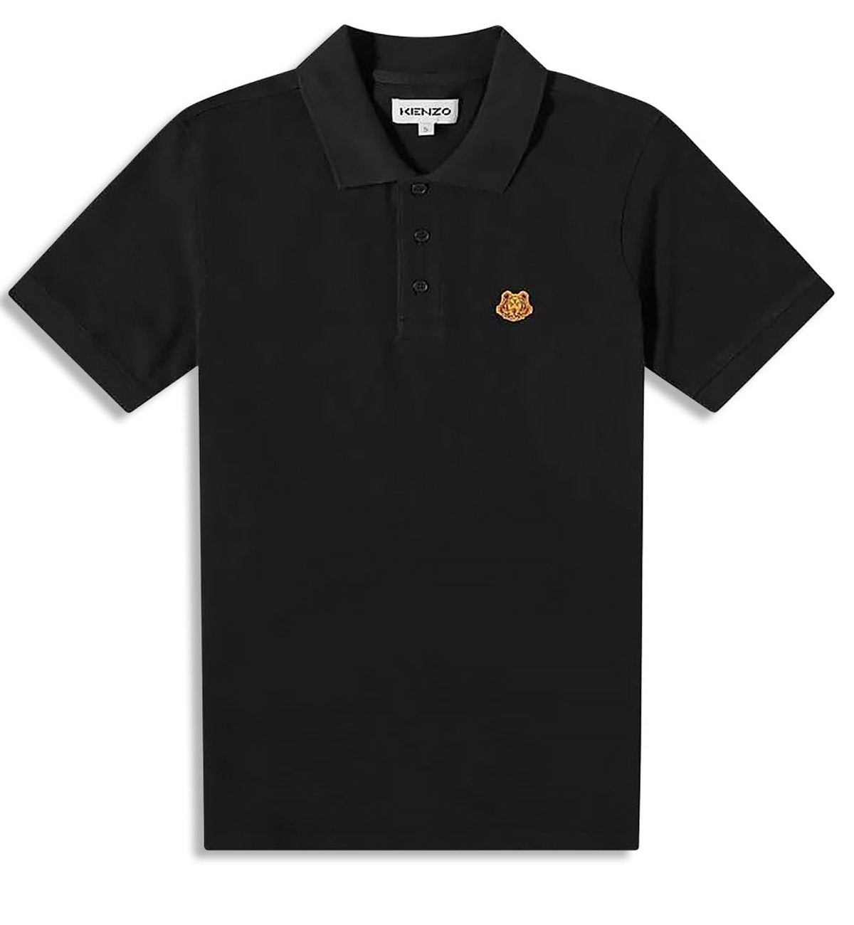 Kenzo Men's Tiger Chest Polo T-shirt SS23 (Black)