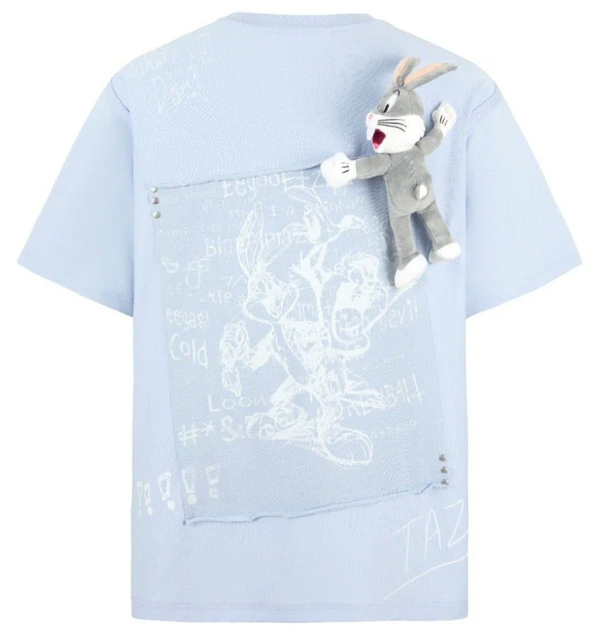 13DE MARZO x LOONEY TUNES Bugs Bunny Sketch T-Shirt (Cyan)