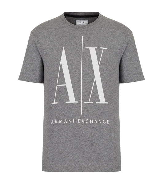 Armani Exchange Icon Logo Tee (Grey)