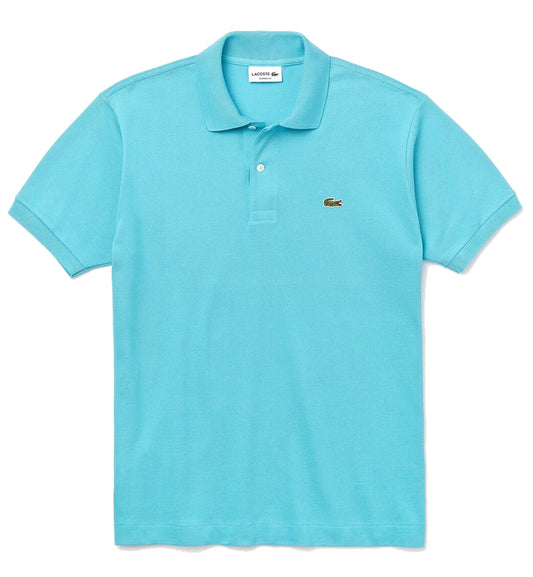 Lacoste Classic Fit Cotton Polo Shirt (Sea Blue)