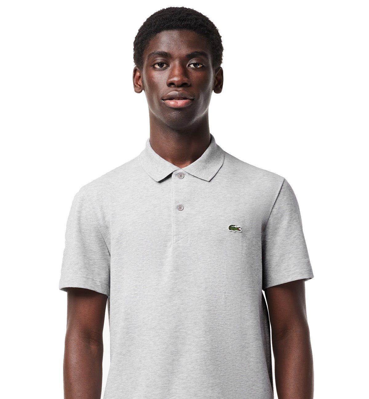 Lacoste Regular Fit Cotton Polo Shirt (Grey)