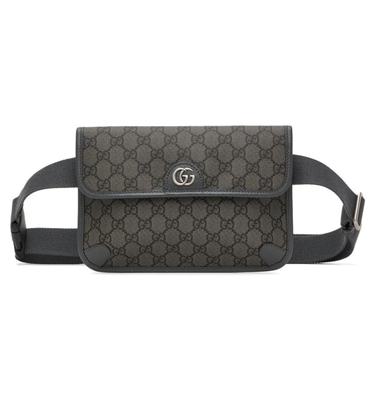 Gucci Small Ophidia GG Belt Bag (Grey)